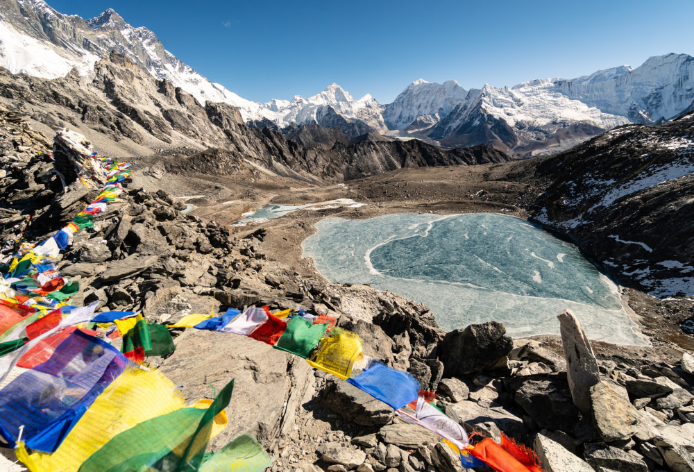 Über den Kongma La Pass (5.535 m) nach Chhukhung (4.730 m)